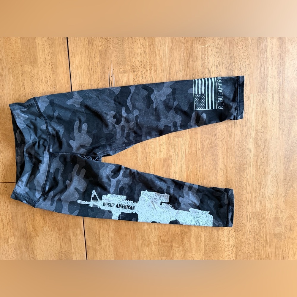 Camouflage Leggings - Black